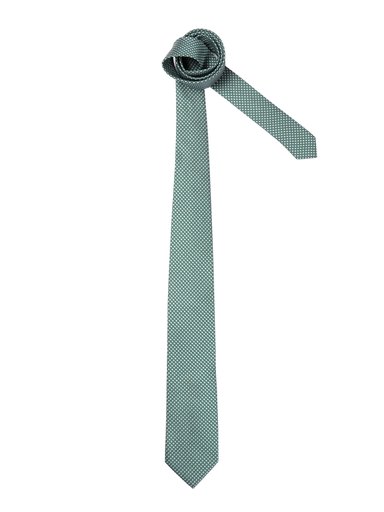 United Colors of Benetton Men Check Green Tie